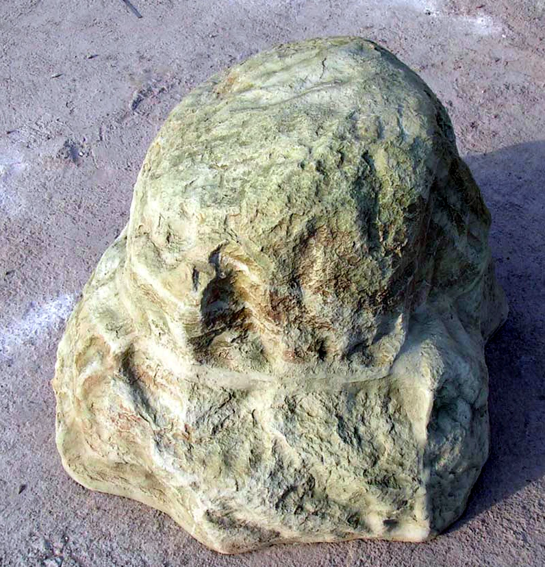 Rocky Look Flat Fake Rock Polished Stone For Garden New Modern Texture