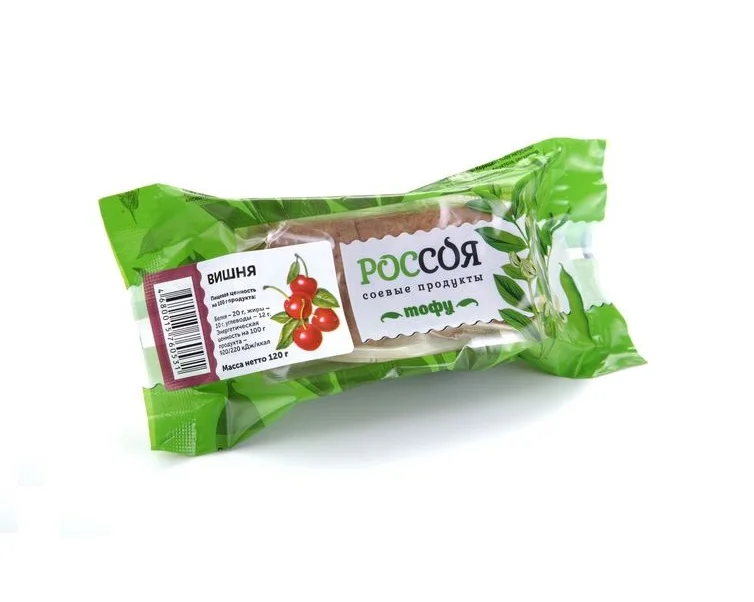 
120 g Russian Vegan Natural Extra Firm Cherry Taste Tofu 