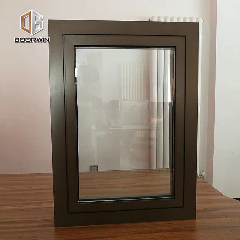 China factory supplied top quality windows brown outside inside heat insulation tilt and turn window