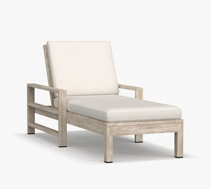 Wooden Outdoor Chaise Lounge l15