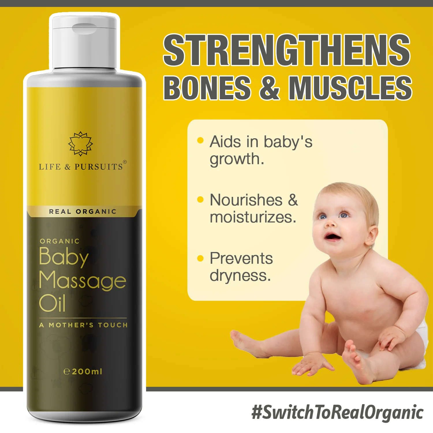 organic baby massage oil