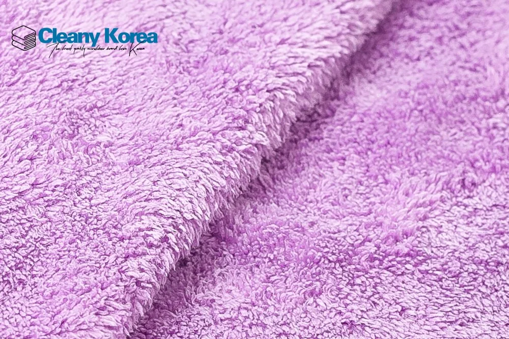 Korean Microfiber Edgeless Coral Fleece Boa Car Towel Wholesale Oem
