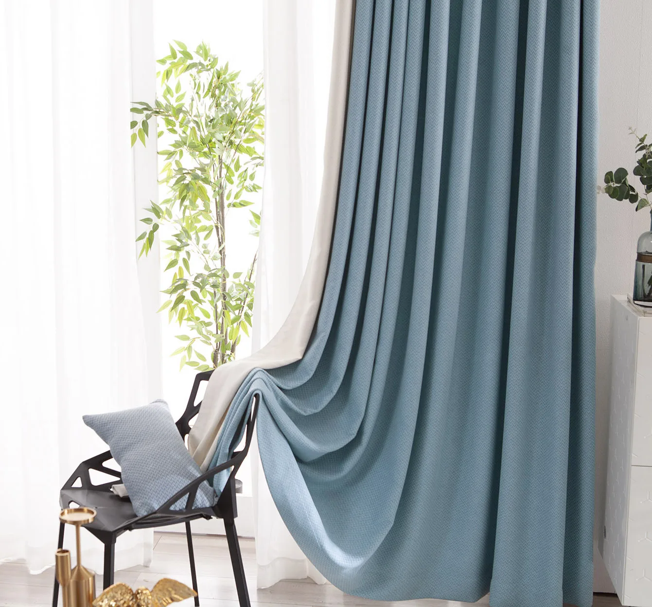 Hot Sell curtains drapes cloth living room Jacquard Design luxury curtains for the living room