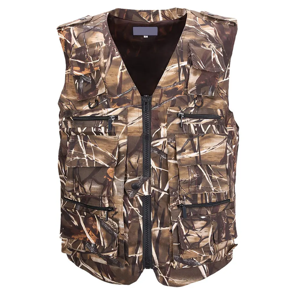 Professional Simple Design Customized Shooting Hunting Vest Outdoor