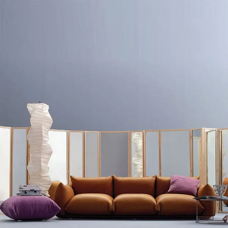 Simple modern lazy seat 3 seaters sofa furniture in white orange black color fabric or leather ITALIAN SOFA SET