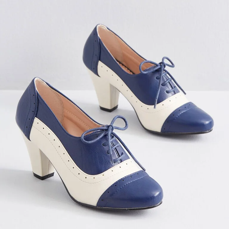 oxford shoes heels