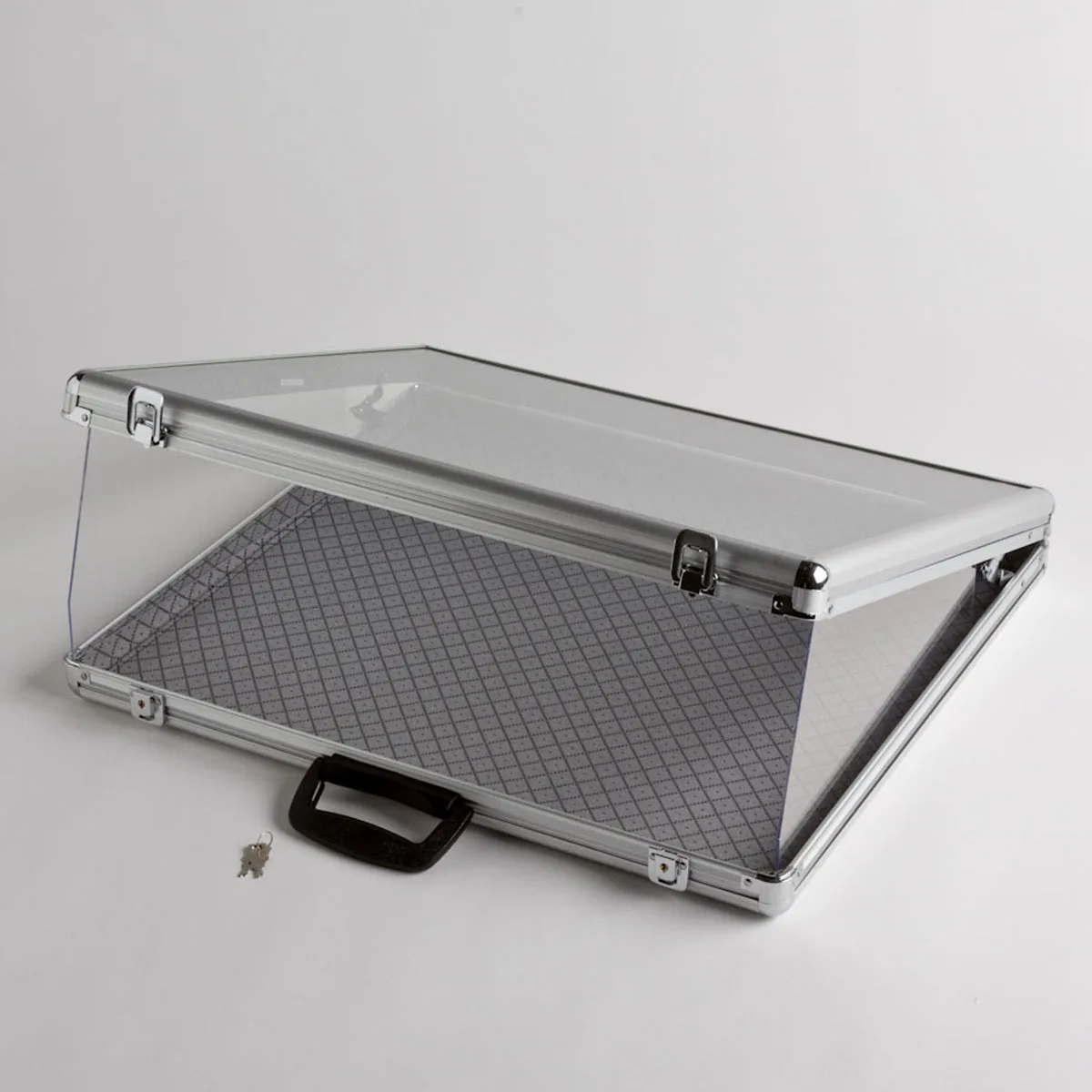 Aluminum Glass Top Display Locking Travel Table Counter Top Case Buy