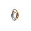 New arrival channel setting 18k gold jewelry double cut diamond ring manufacturer