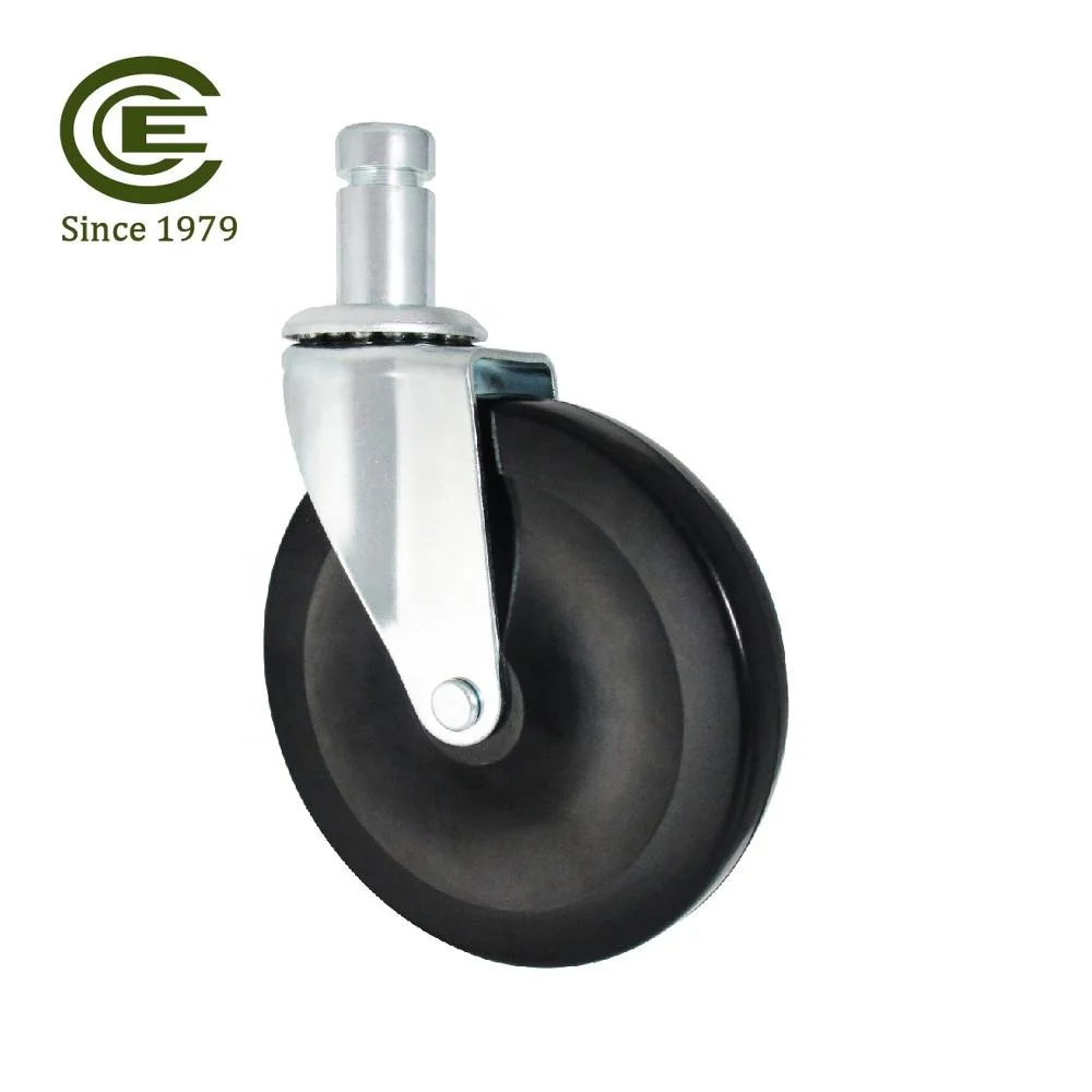 CCE Caster 5 Inch TPR Casters Home Depot Wheels With Bearings