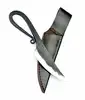 Hand-forged knife from the Germanic Iron Age based on historical models out door knife v-15