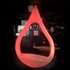 popular customized fashion led swing chair for indoor outdoor
