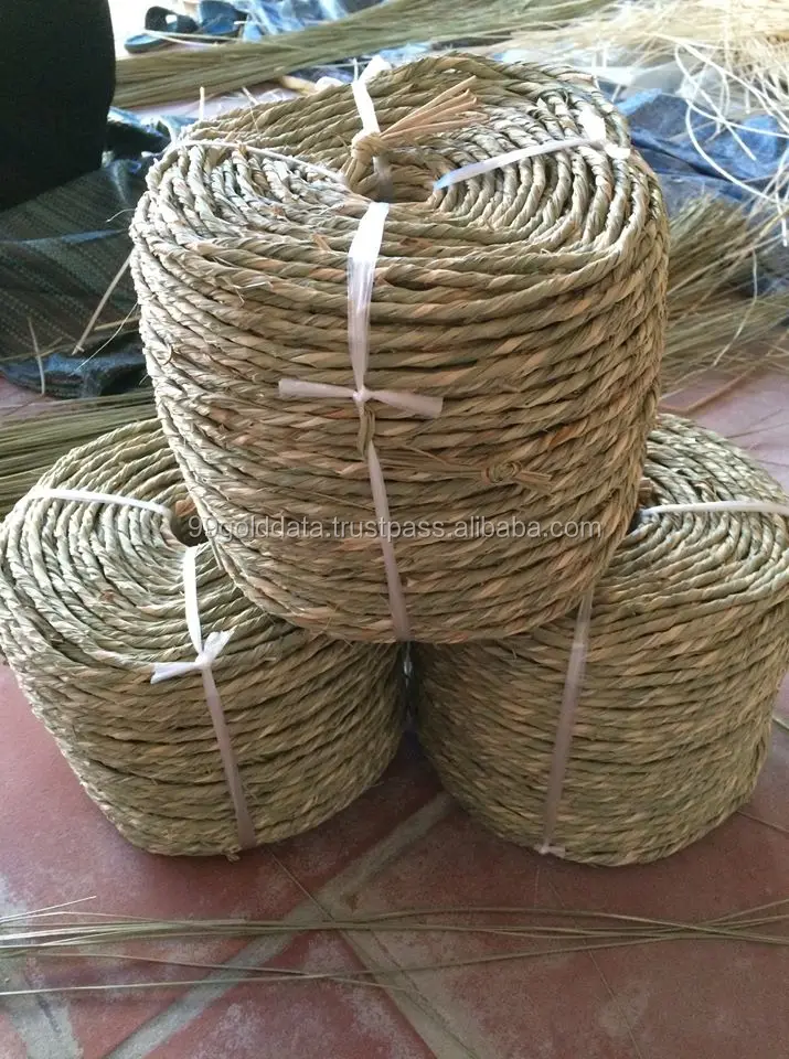 Natural Seagrass Material Seagrass Twisted Rope For Basket Wholesale