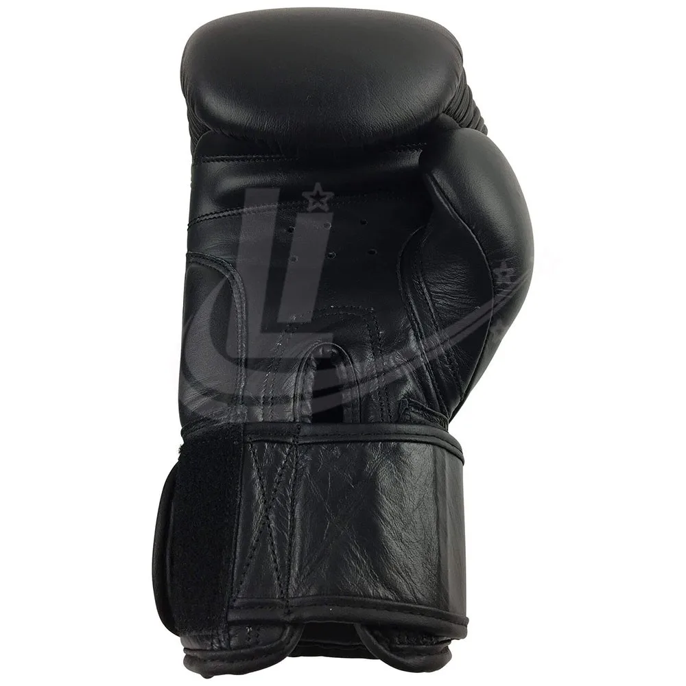 Black Color Boxing Gloves For Men / New Design Boxing Gloves In Custom ...