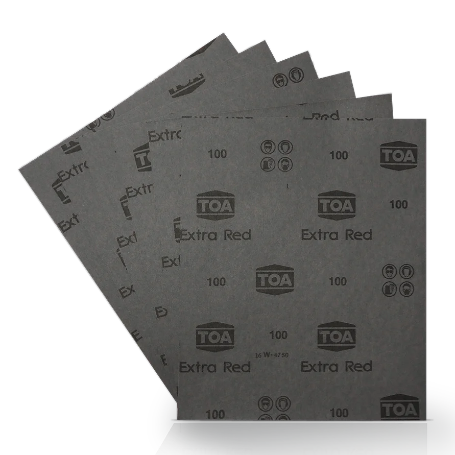 Toa Extra Red Waterproof Abrasives Paper Roll Size 1380mmx100m Grit 60