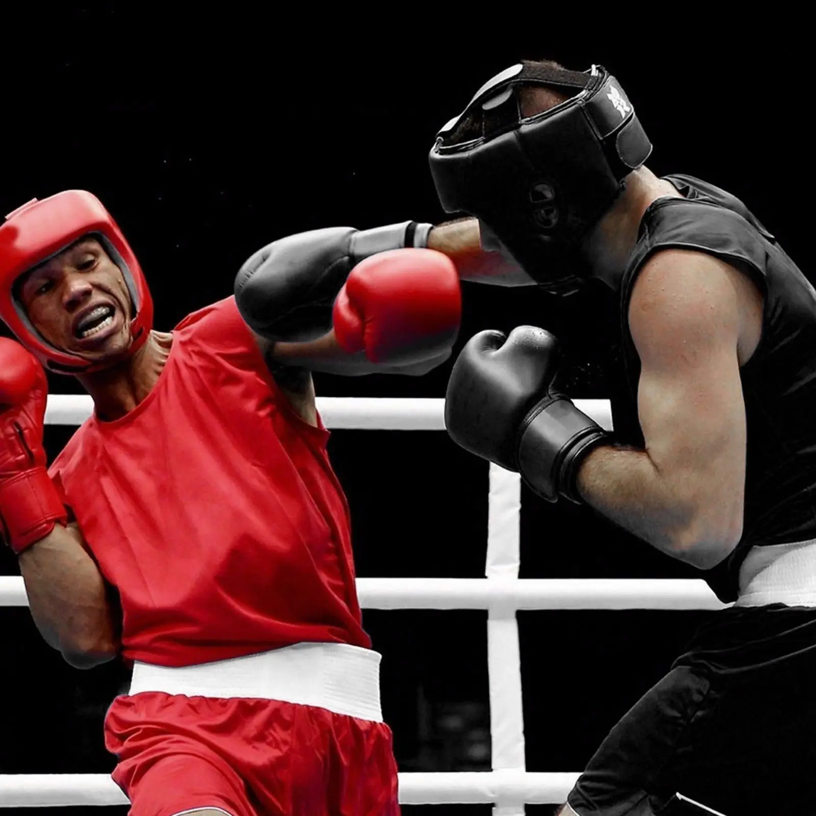 Custom Logo Pu Boxing Gloves Thai Kick Boxing Gloves Punching Mma Training Taekwondo Gloves