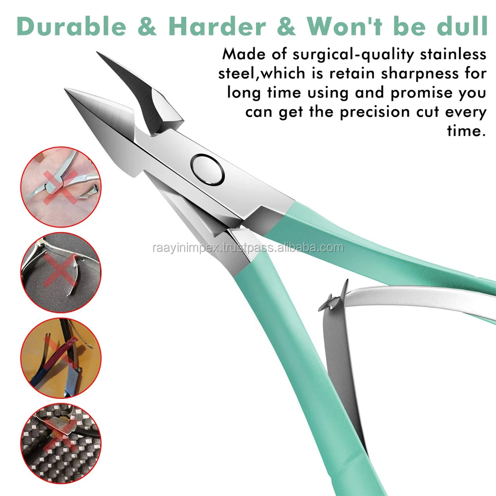 Professional Sharpening Stainless Steel Nail Cuticle Nipper Finger Toe