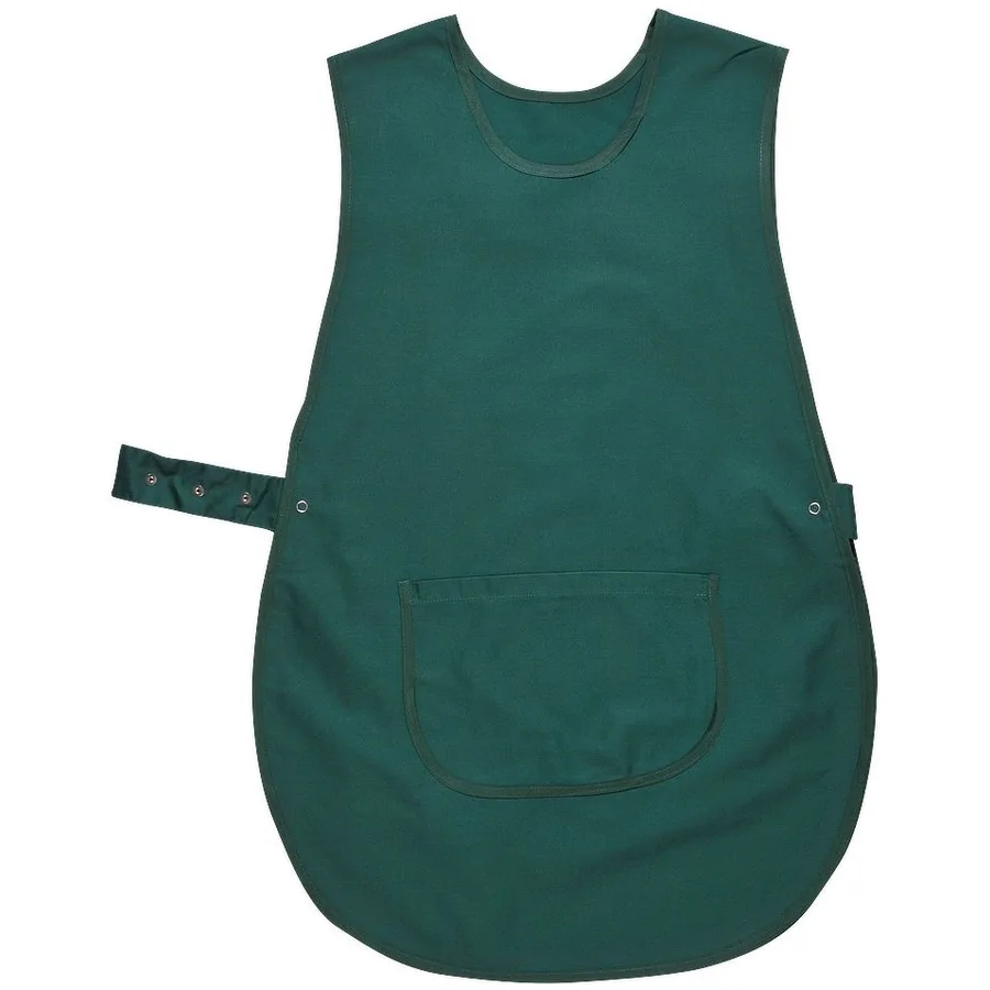 TABARD UNISEX APRON WITH FRONT POCKET TABARD WORK WEAR OVERALL CATERING & CLEANI 