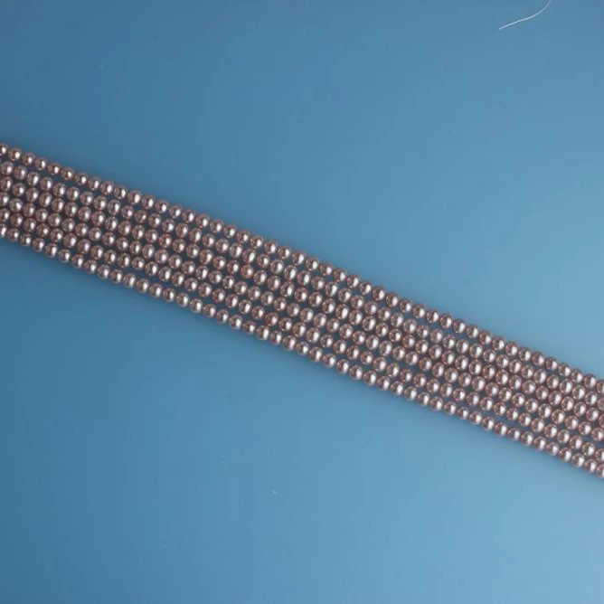 
6.5-7mm Round Shape Natural Colour Freshwater Loose Pearl Strand, 16