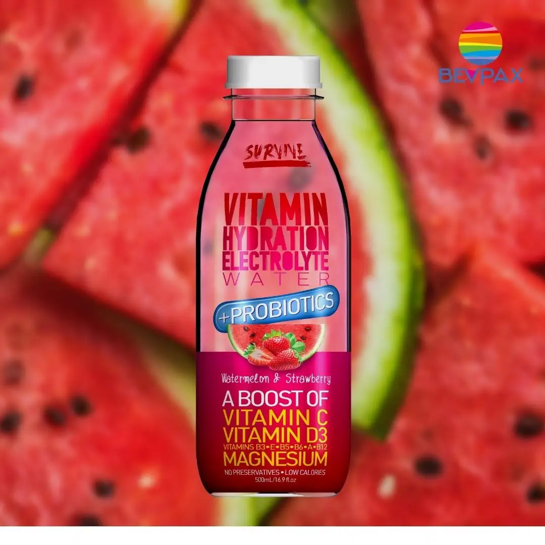 private label watermelon juice 330ml glass bottle - melon vio