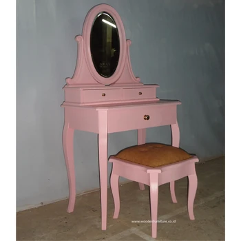 childrens wooden dressing table mirror
