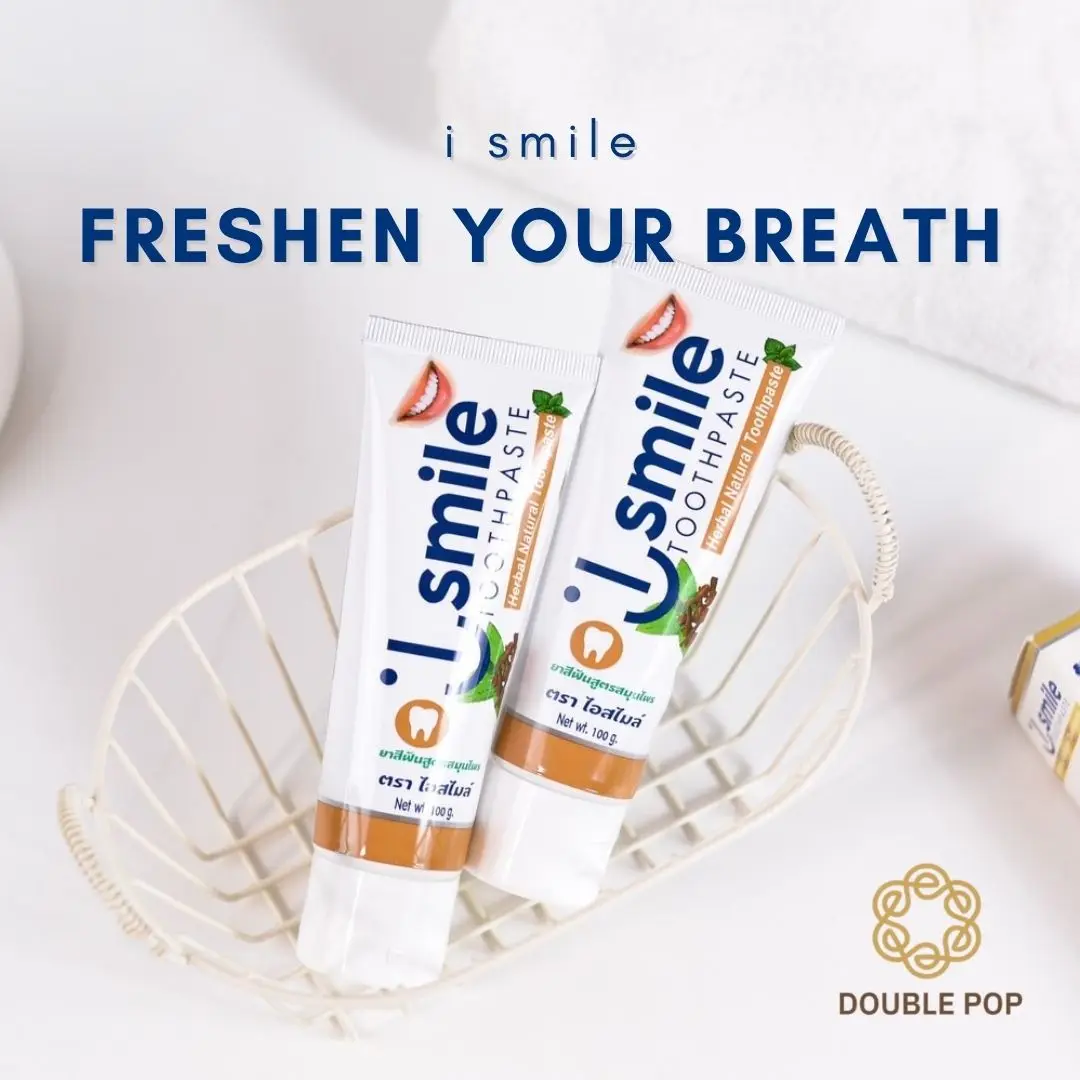 New Whitening Toothpaste I Smile Toothpaste Thai Herbal Natural