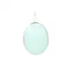 Spectacular Indian Design 925 Sterling Silver Oval Shape Blue Chalcedony Stone With Close Setting Women Pendant
