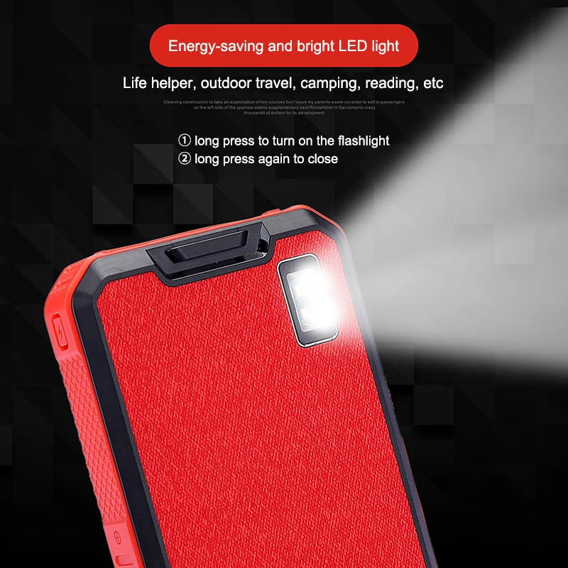 New 2 in 1 solar power 30000mah qi wireless charger power bank - ANKUX.COM