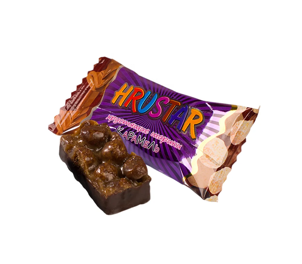 caramel candy glazed hrustar 1 kg chocolate candi