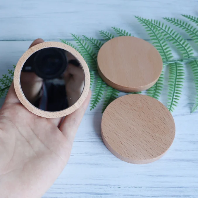 bamboo pocket mirror