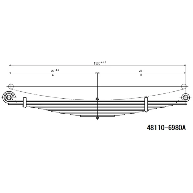 Рессоры на телегу. Рессора 214-2902012. Рессора задняя Исузу FSR. 214-2902012-06 Рессора 8 листов. Рессоры спрингер 2912012.