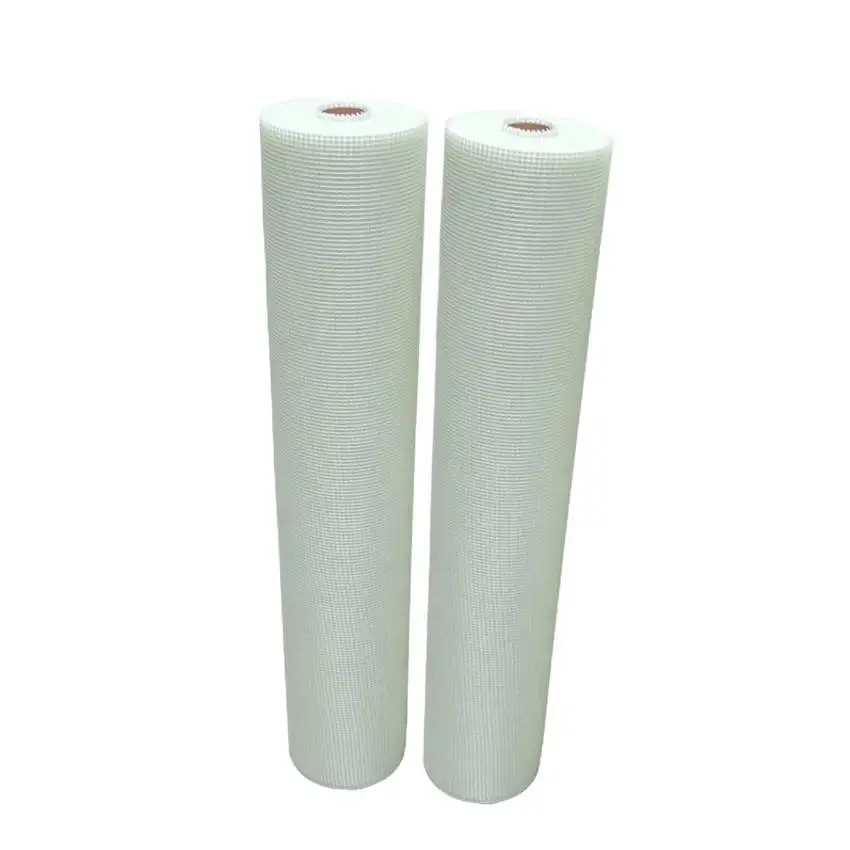 White Fiberglass Mesh For Wall Rainforced Fireproof Fiber Glass 45