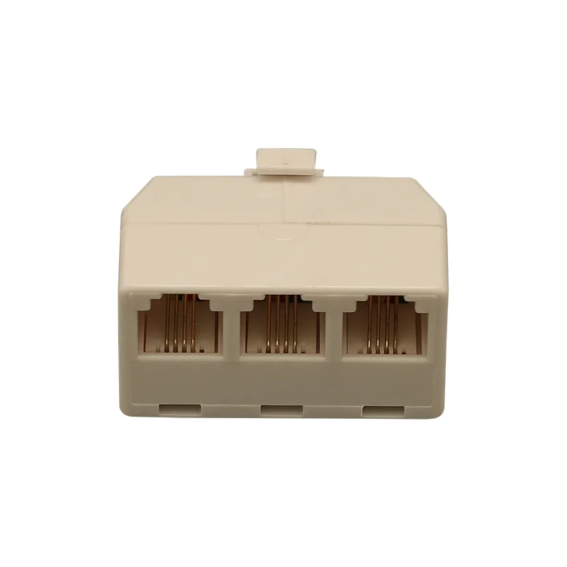 Rj11 Male 1 To 3 Female Used For Landline Phone Buy 4 Conductor