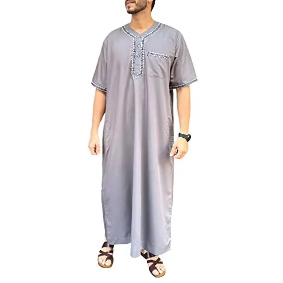 Men Islamic Clothing Thobe With Blank Designing High Quality Thobes Men ...