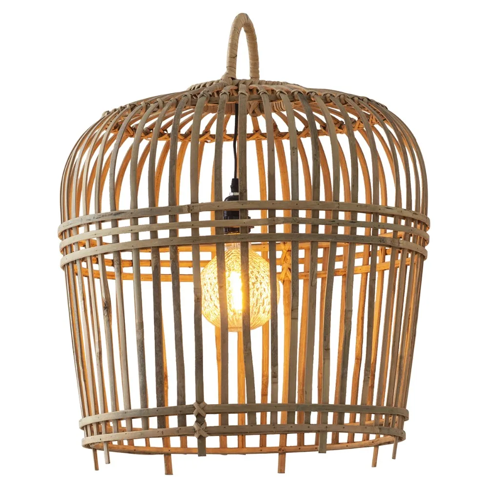 Vietnamese Artisans Manufacture Hand Woven Rattan Pendant Light Unique ...