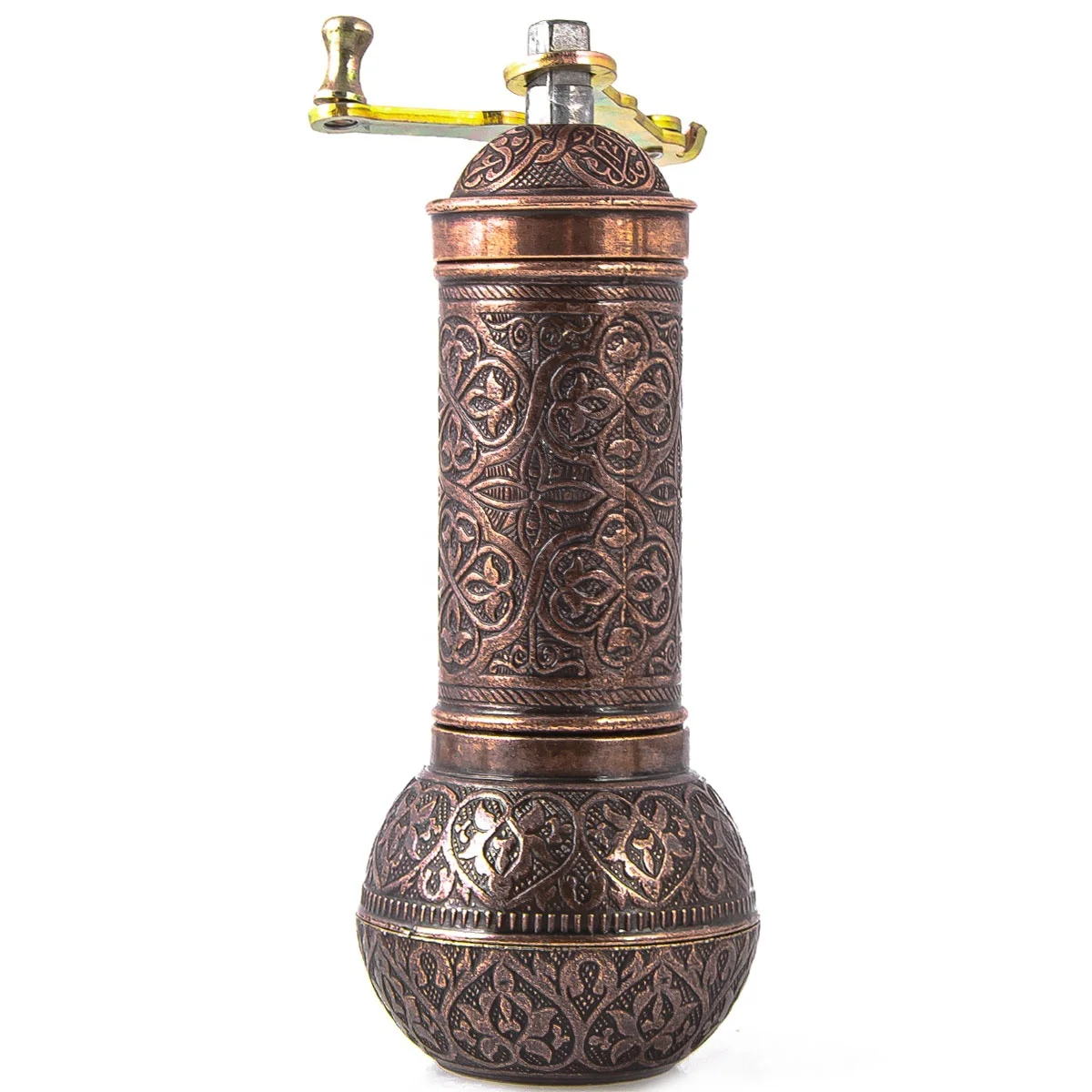 Copper Colored Turkish Coffee Grinder Buy Hand Crank Coffee Grinder