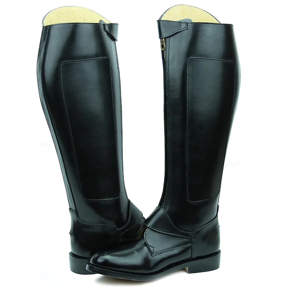 Men's Tall Knee High Leather Equestrian Polo Boots Buy Leather Polo