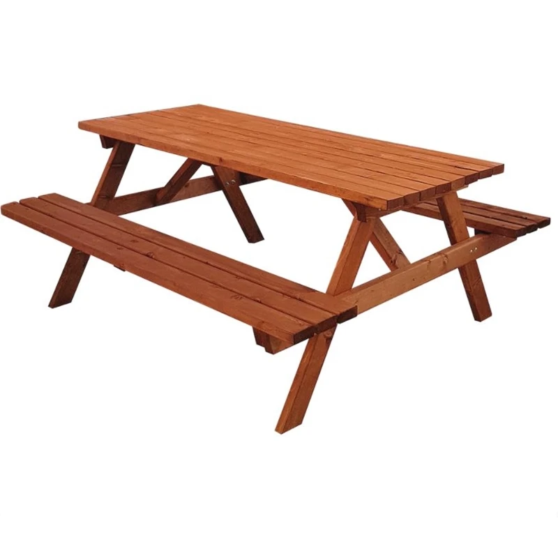 Wooden Picnic Table Wood Traditional Solid Aab901a High Quality