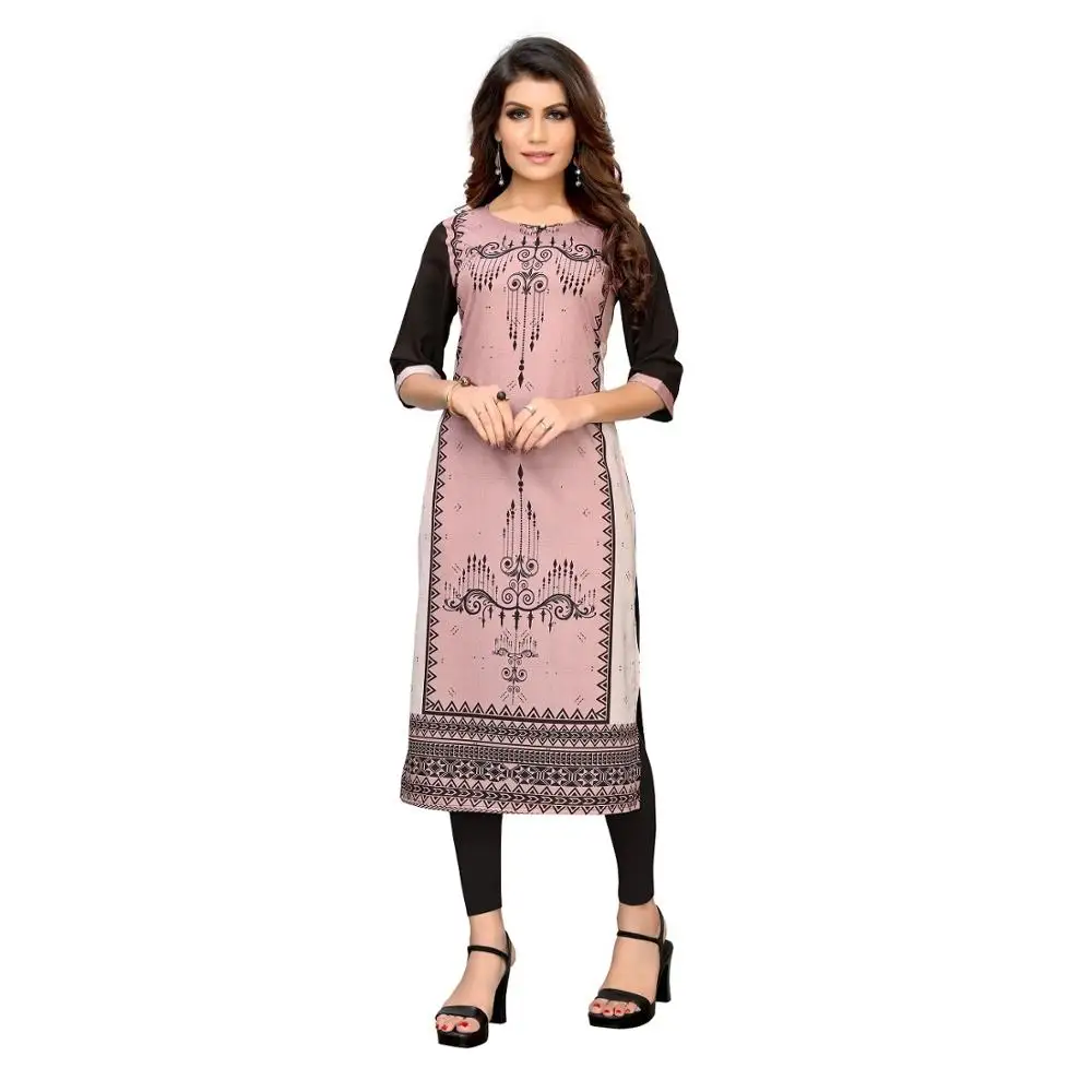 soft american crepe kurtis