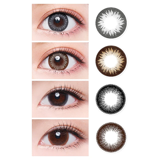 Eyewear Cheap Black Brown Colored Contacts Lenses | Natural | Hot Selling | Popular Contact ...