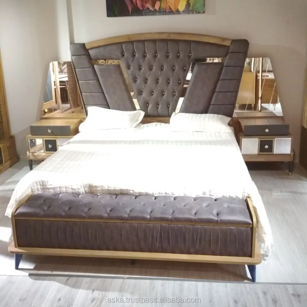 Modern Efes Bedroom Set Mirror Yt103 Couple Mirror Surface