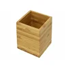 Top Organizer Best Price Square Laminated Bamboo Pencil Box Cup Pen Holder Expert Design
