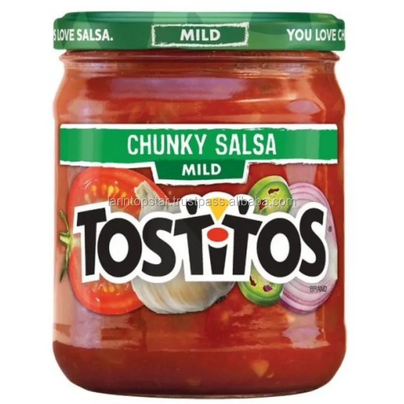 tostitos chunky salsa mild sauce 440g