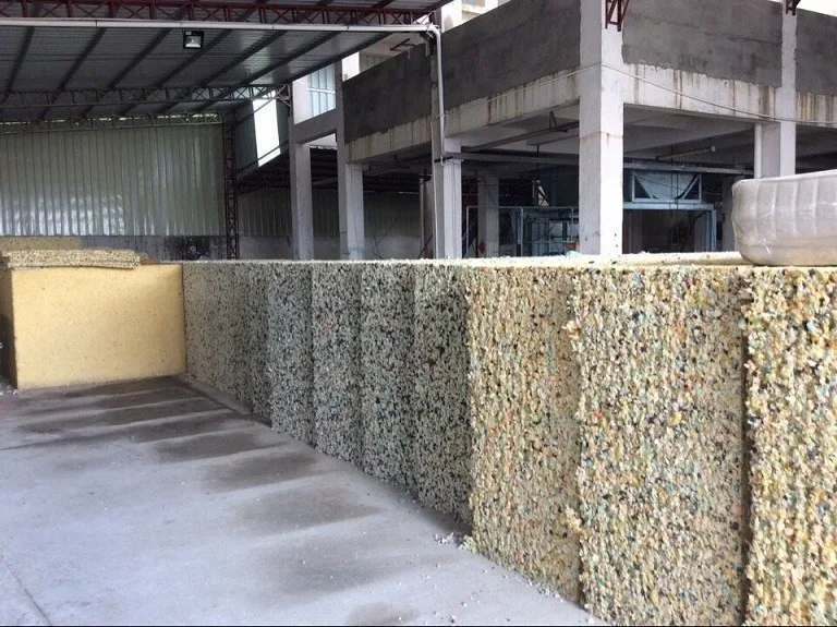 Rebond polyurethane foam recycled foam block/polyurethane