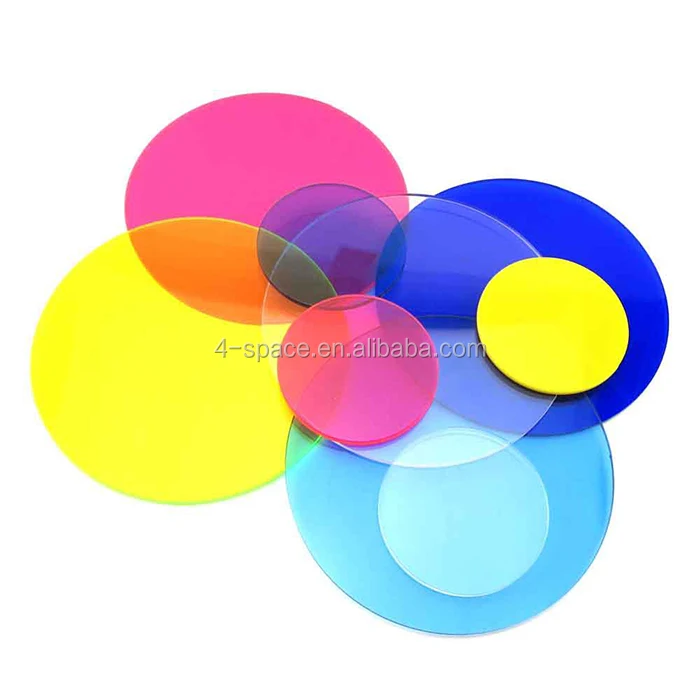 Laser Cut Plastic Circles Acrylic Discs Perspex 3mm Candy Frost Blue Pastel 
