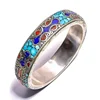 Gemstone Turquoise Lapis 925 Sterling Silver Plated Tribal Nepali Ring Wholesaler Online Factory Price