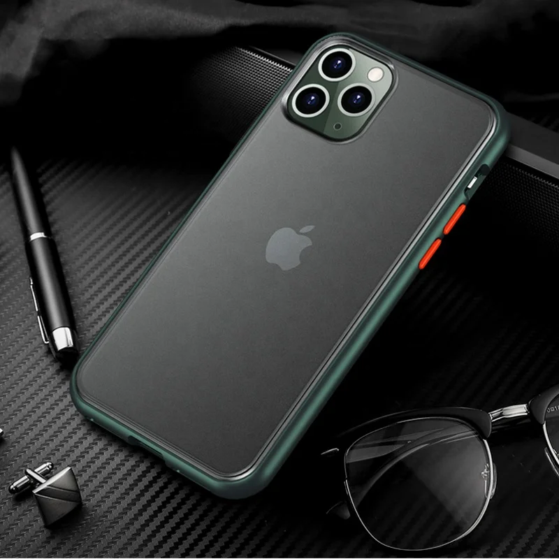 Polycarbonate Phone Case
 For Iphone 11 Pro Case Transparent Color Phone Heat Polycarbonate Tpu