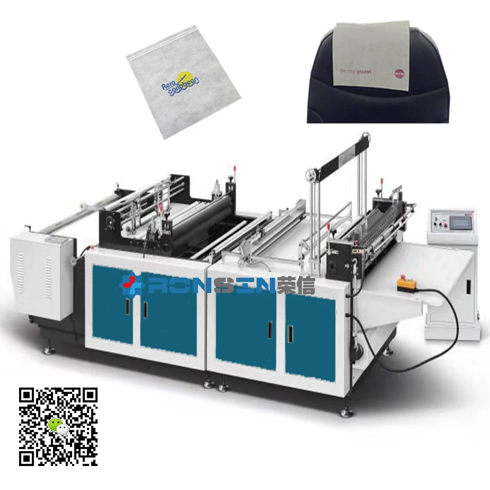 
Disposable Customized Airline Headrest Cover Making Machine 