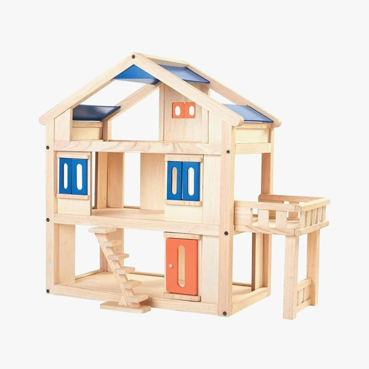 small wooden house toy