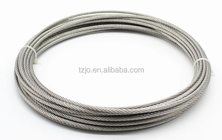 Stainless Steel High Tensile Strength Wire Rope 7x19 1+12 8x7+1x19 ...
