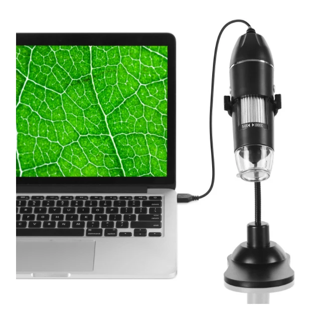A8 Biological Digital Microscope Usb Stand Magnifying Glass Led Desktop